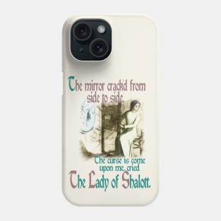 The Mirror Cracked - The Lady Of Shalott Phone Case