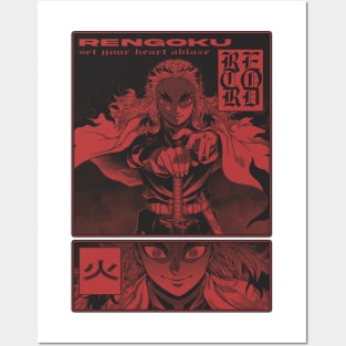 Rengoku Kyojuro Poster for Sale by Fhatershop