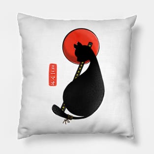 Samurai cats Pillow