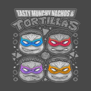 Nachos and Tortillas (B&W) T-Shirt