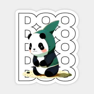 Panda Shark Doo Doo Doo Doo Doo Magnet