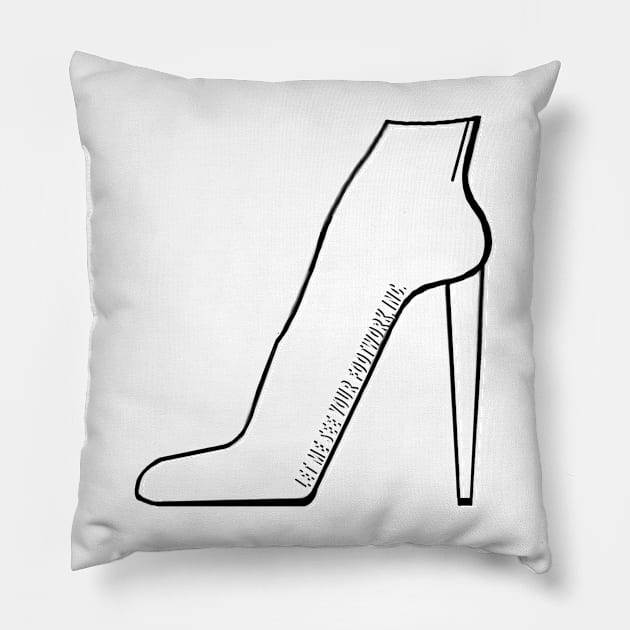 Shoe fill in Pillow by LetMeSeeYourFootwork