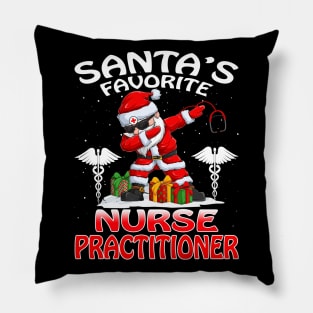 Santas Favorite Nurse Practitioner Christmas T Shi Pillow