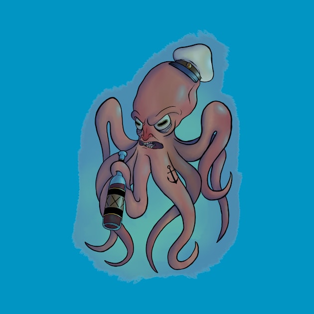 Drunken Octopus by Infected_Individual_Productions