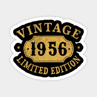 64 years old 64th Birthday Anniversary Gift Limited 1956 T-Shirt Magnet