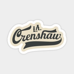 Los Angeles Crenshaw classic - Crenshaw LA - L.A. Crenshaw Logo Magnet