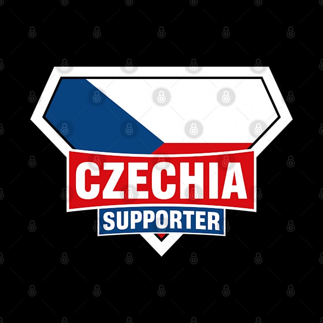 Czechia Super Flag Supporter by ASUPERSTORE