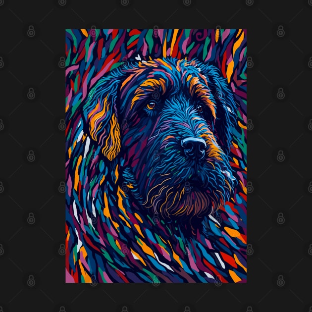 Airedale Terrier pop art by BAJAJU