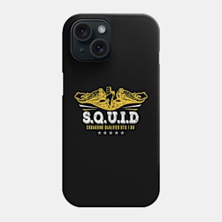 US Military Submarine Veteran SQID - Gift for Veterans Day 4th of July or Patriotic Memorial Day Phone Case