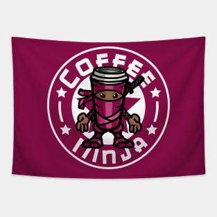 Coffee Ninja - Pink Tapestry