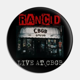 rancid live at cbgb Pin