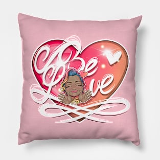 Be Love Reva Prisma Heart Emoji with Reva Prisma Pillow