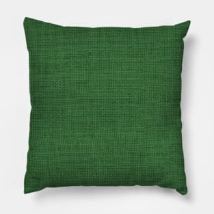 Dark Green Fir Tree Christmas Burlap Cloth Pillow