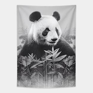 Panda Nature Outdoor Imagine Wild Free Tapestry