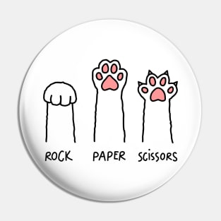 Rock Paper Scissors K9 Pin