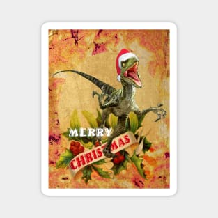 Merry Jurassic Christmas 2 Magnet