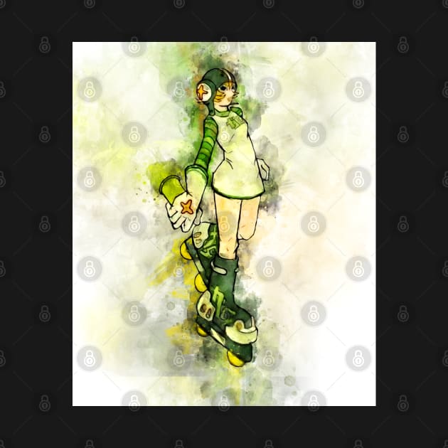 Jet Set Radio - Gum *watercolor* by Stylizing4You