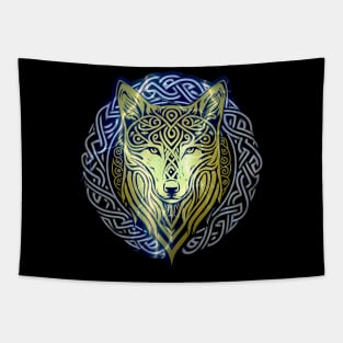 Celtic Wolf Tapestry