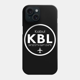 KBL, Kabul Hamid Karzai International Airport Phone Case