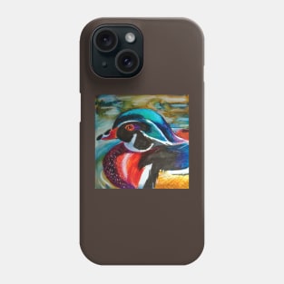 It's a Little Wood Duck, Floating on the Water Phone Case