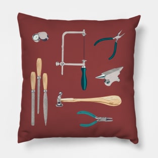 Metalsmith tools of the trade Pillow