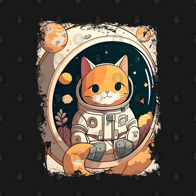 Catronaut Cat Astronaut Deep In Space Cosmic Cat Science - Funny Cats by Jason Smith