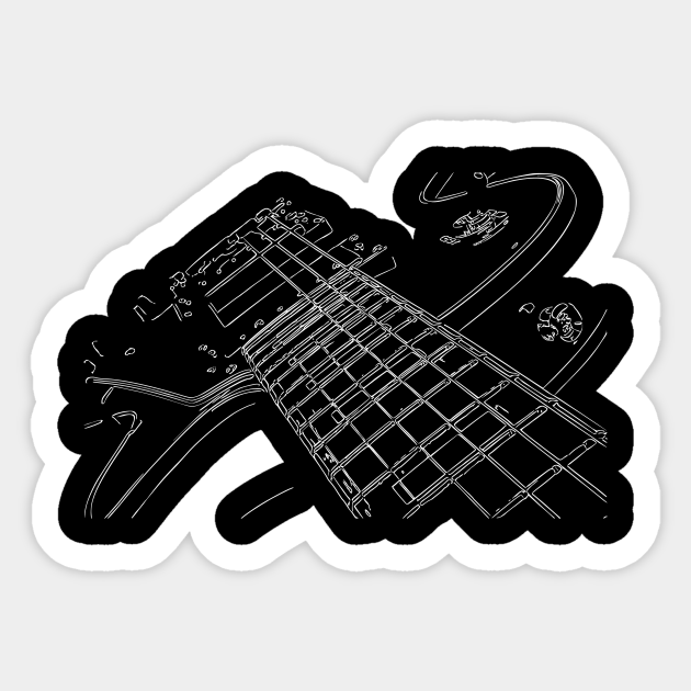 The Last Vintage Guitar - Guitar - Sticker