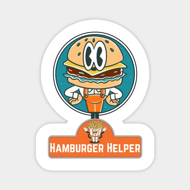 Hamburger Helper Magnet by HaMa-Cr0w