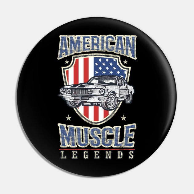 American Muscle Legend Pin by CC I Design