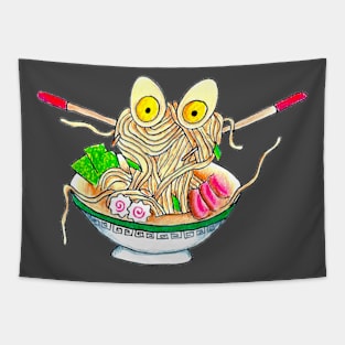 Flying Ramen Monster Tapestry