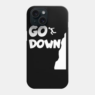 Cliff jumping go down Phone Case