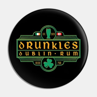 BACKYARD IRISH PUB LOGO Pin