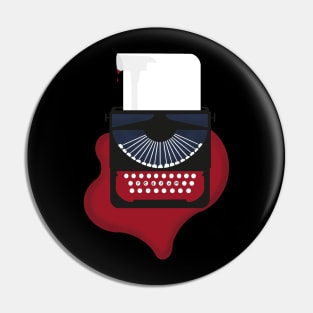 REDRUM Novel Typwriter Pin