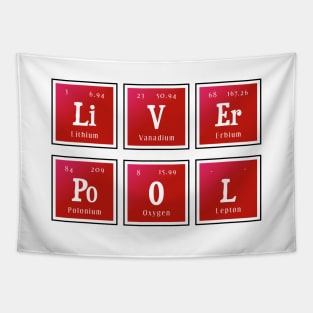 Liverpool | Periodic Table of Elements Tapestry