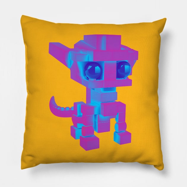 tiny alien Pillow by Thnw