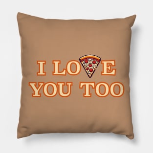 Valentine pizza Pillow