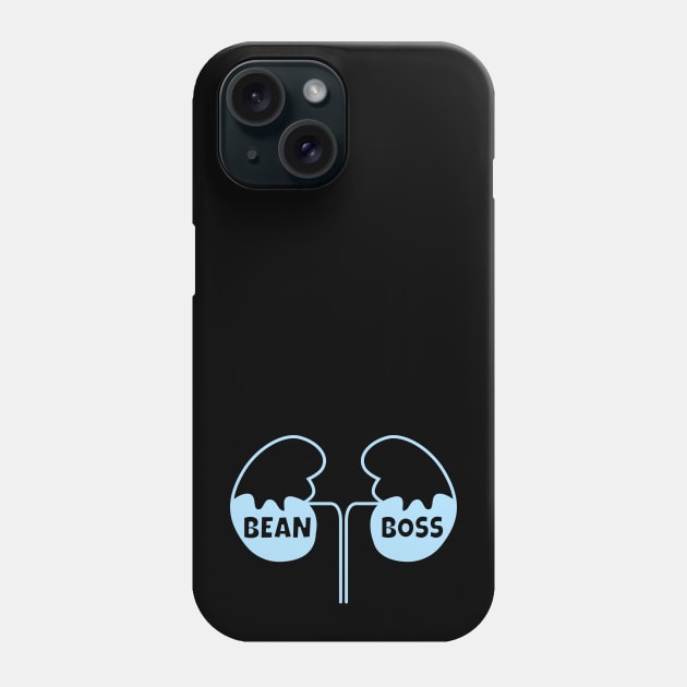 Nephrologist, bean boss - blue Phone Case by MedicineIsHard