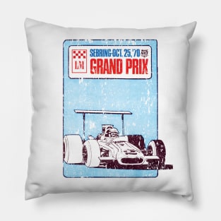 Sebring 1970 F5000 race Pillow