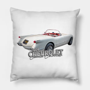 1954 Chevrolet Corvette Convertible Pillow