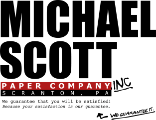 Michael Scott Paper Company - Dunder Mifflin - The Office Parody Magnet