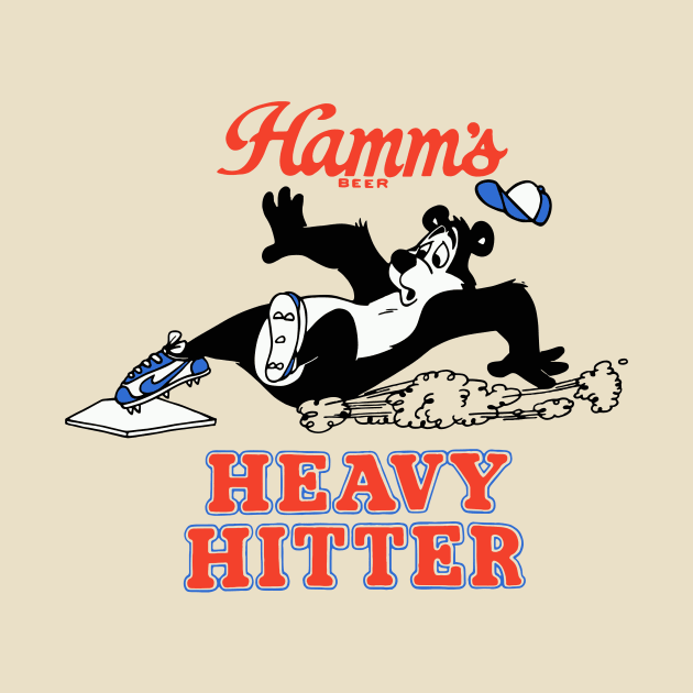 Vintage Hamms Baseball Bear by Super Secret Villain