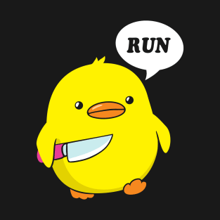 Duck With Knife T-Shirt