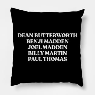 Good Charlotte Band Member Type Pillow