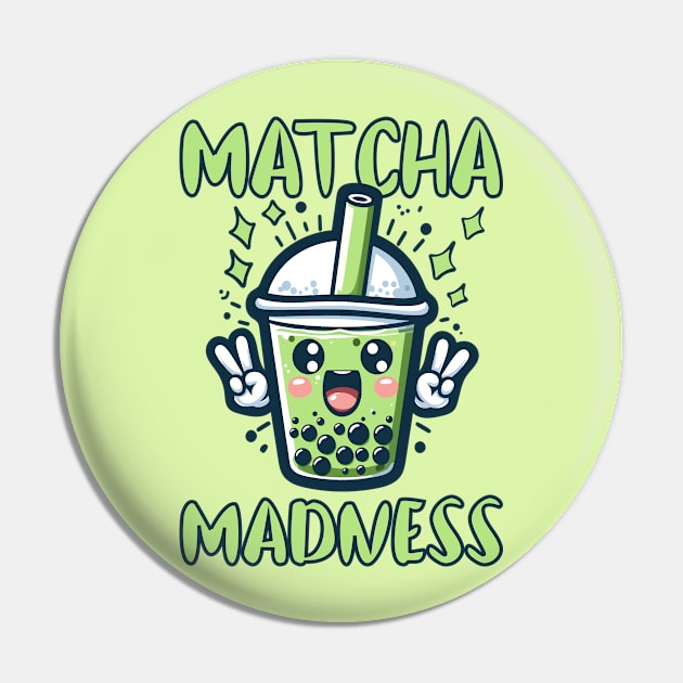 Matcha matcha madness Love: My Boba Green Tea Obsession Pin by chems eddine