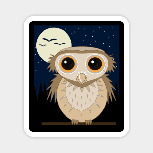 Owl at night Magnet