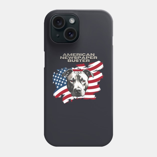 American newspaper buster Phone Case by Greenmillion