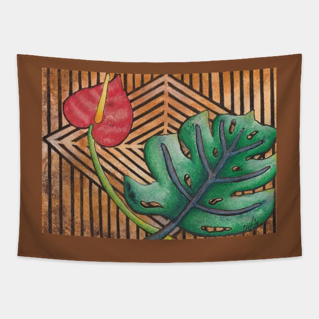 Time in the Tropics Tapestry by CAutumnTrapp