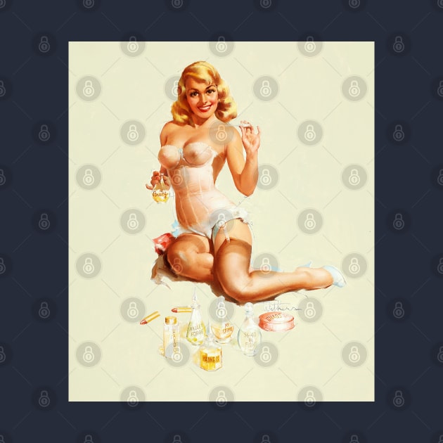 Positions: Vintage Ted Withers Pinup by Jarecrow 