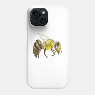 Watercolor Bumblebee Design Phone Case