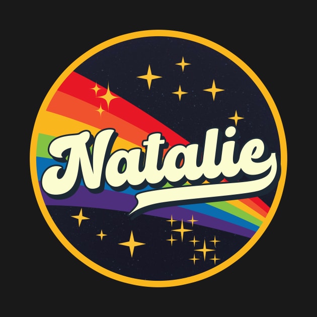 Natalie // Rainbow In Space Vintage Style by LMW Art